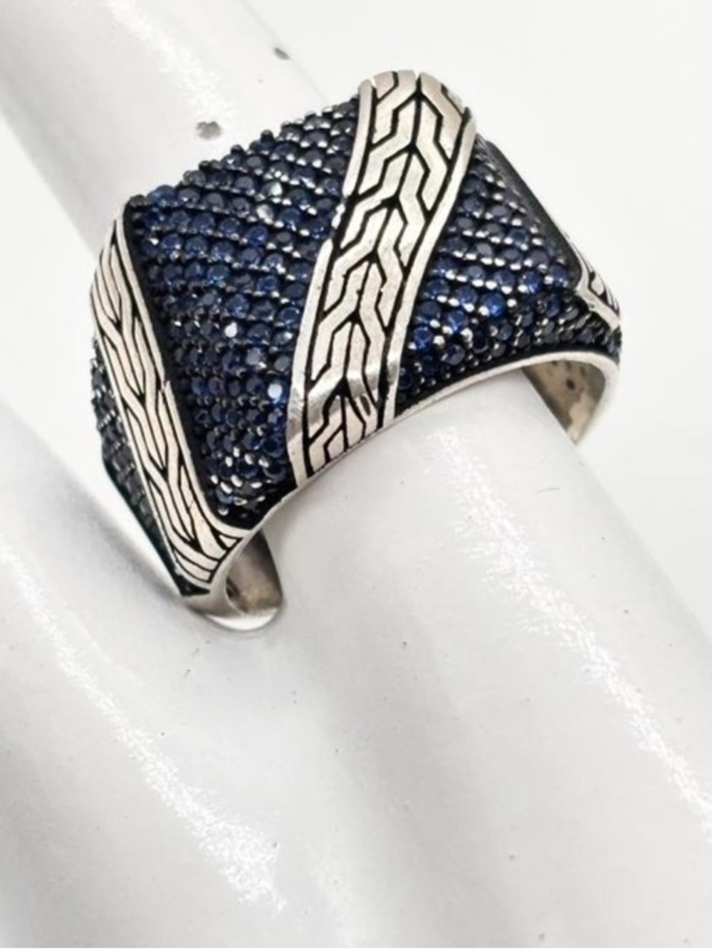 Mypat  Men’s Sterling Silver & Marcasite Ring